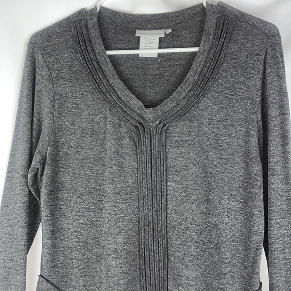 Soft Surroundings midi dress long sleeve fit/flare Sz XS - Picture 4 of 11